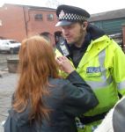 Greater Manchester Police on Barton Moss Road
